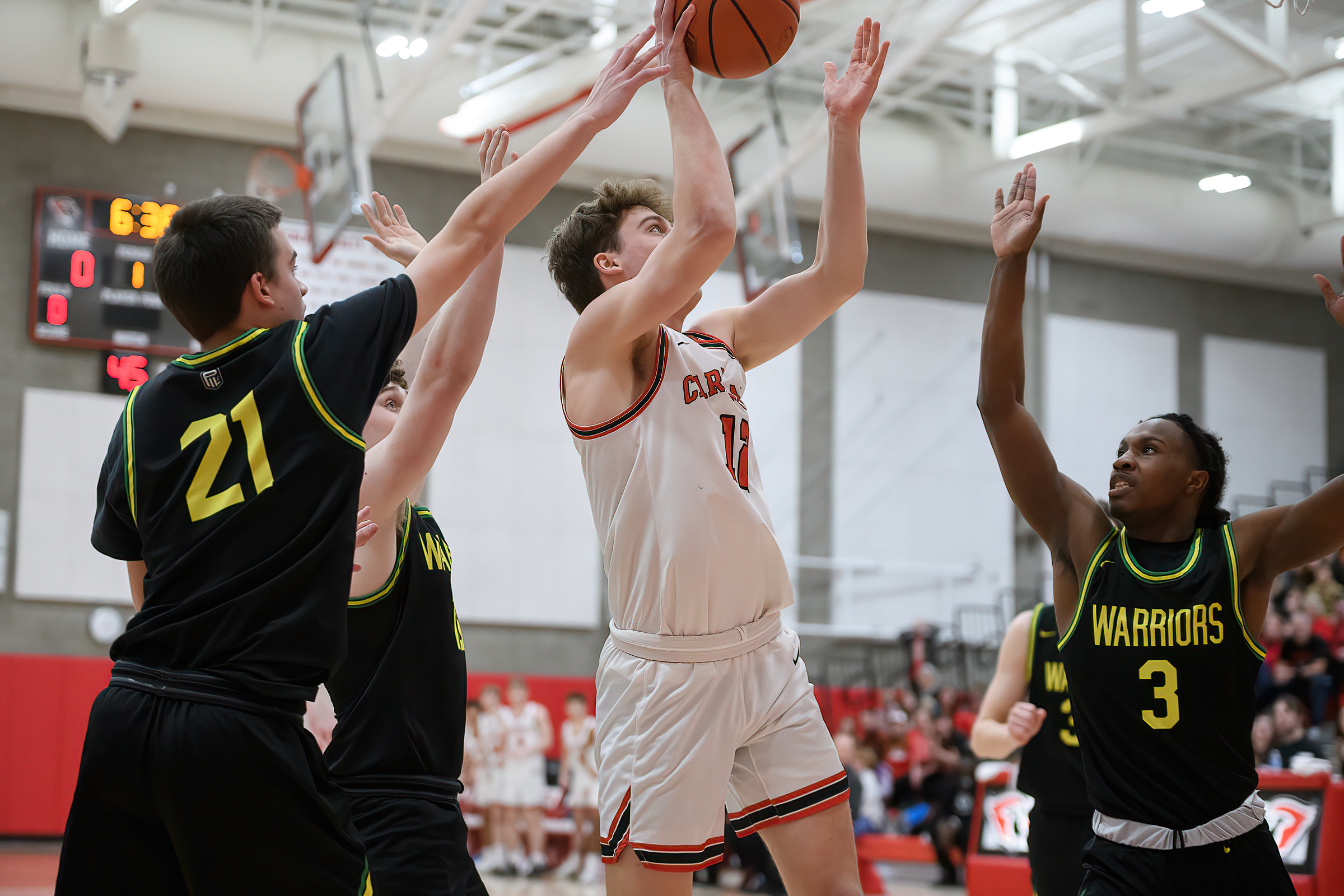 1 Lincoln vs Cleveland boys basketball 6A Oregon second round March 4 2023 Ken Waz 3